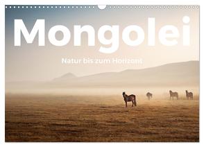 Mongolei – Natur bis zum Horizont (Wandkalender 2024 DIN A3 quer), CALVENDO Monatskalender von Scott,  M.