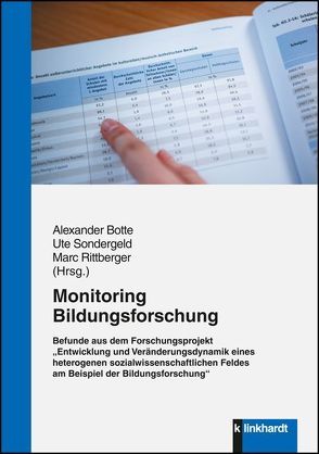 Monitoring Bildungsforschung von Botte,  Alexander, Rittberger,  Marc, Sondergeld,  Ute