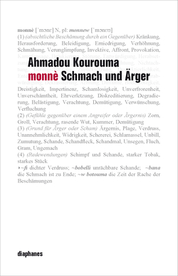 Monnè: Schmach und Ärger von Gärttling,  Vera, Kourouma,  Ahmadou