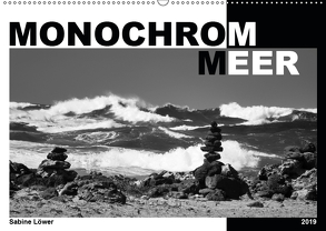 Monochrom Meer (Wandkalender 2019 DIN A2 quer) von Löwer,  Sabine