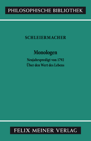 Monologen von Mulert,  Hermann, Schiele,  Friedrich Michael, Schleiermacher,  Friedrich Daniel Ernst