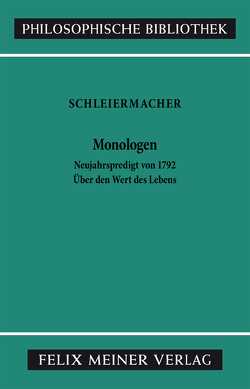 Monologen von Mulert,  Hermann, Schiele,  Friedrich Michael, Schleiermacher,  Friedrich Daniel Ernst