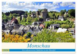Monschau – Ein sehenswertes Städchen in der Rureifel (Tischkalender 2024 DIN A5 quer), CALVENDO Monatskalender von Klatt,  Arno