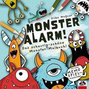 Monster-Alarm! Das schaurig-schöne Monster-Malbuch für Kinder ab 3 Jahren von Weßner,  Silke