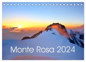 Monte Rosa (Tischkalender 2024 DIN A5 quer), CALVENDO Monatskalender von Kehl,  Michael