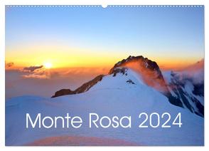 Monte Rosa (Wandkalender 2024 DIN A2 quer), CALVENDO Monatskalender von Kehl,  Michael