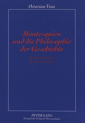 Montesquieu und die Philosophie der Geschichte von Reschika,  Richard