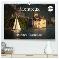 Montreux – Die Ufer des Genfer Sees (hochwertiger Premium Wandkalender 2024 DIN A2 quer), Kunstdruck in Hochglanz von Gaymard,  Alain