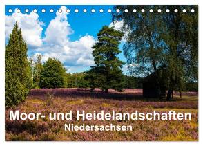 Moor- und Heidelandschaften Niedersachsen (Tischkalender 2024 DIN A5 quer), CALVENDO Monatskalender von E. Hornecker,  Heinz