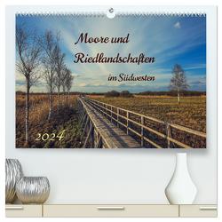 Moor und Riedlandschaften im Südwesten (hochwertiger Premium Wandkalender 2024 DIN A2 quer), Kunstdruck in Hochglanz von Horn,  Christine