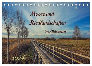 Moor und Riedlandschaften im Südwesten (Tischkalender 2024 DIN A5 quer), CALVENDO Monatskalender von Horn,  Christine