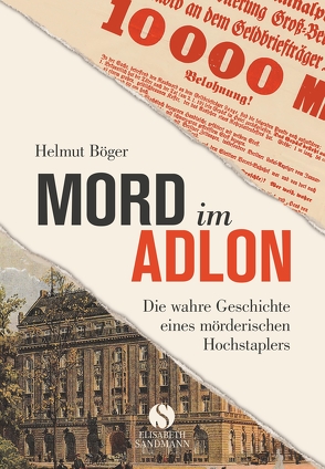 Mord im Adlon von Böger,  Helmut