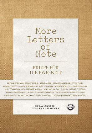 More Letters of Note von Usher,  Shaun