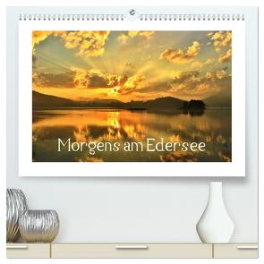 Morgens am Edersee (hochwertiger Premium Wandkalender 2024 DIN A2 quer), Kunstdruck in Hochglanz von Loß,  Heike