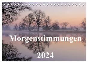 Morgenstimmungen 2024 (Tischkalender 2024 DIN A5 quer), CALVENDO Monatskalender von Hennig,  Jörg