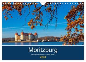 Moritzburg mit Schlossansichten (Wandkalender 2024 DIN A4 quer), CALVENDO Monatskalender von Seifert,  Birgit