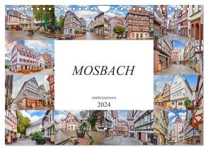 Mosbach Impressionen (Wandkalender 2024 DIN A4 quer), CALVENDO Monatskalender von Meutzner,  Dirk