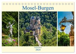 Mosel-Burgen (Tischkalender 2024 DIN A5 quer), CALVENDO Monatskalender von Hess,  Erhard