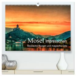 Mosel Impressionen Mystische Burgen und magische Orte (hochwertiger Premium Wandkalender 2024 DIN A2 quer), Kunstdruck in Hochglanz von Wenske,  Steffen