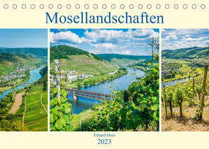 Mosellandschaften (Tischkalender 2023 DIN A5 quer) von Hess,  Erhard