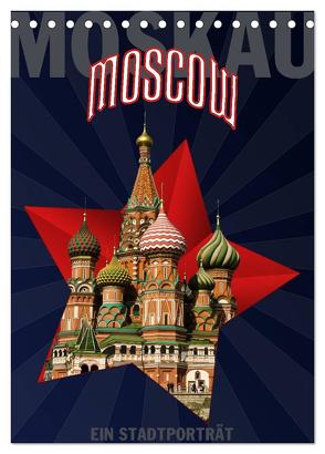 Moskau – Moscow – Ein Stadtporträt (Tischkalender 2024 DIN A5 hoch), CALVENDO Monatskalender von Koch,  Hermann