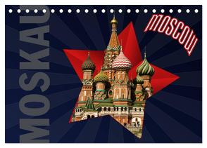 Moskau – Moscow (Tischkalender 2024 DIN A5 quer), CALVENDO Monatskalender von Koch,  Hermann