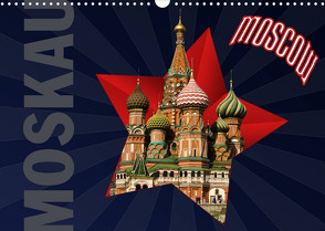 Moskau – Moscow (Wandkalender 2023 DIN A3 quer) von Koch,  Hermann