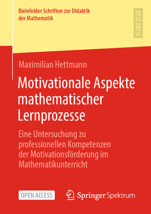 Motivationale Aspekte mathematischer Lernprozesse von Hettmann,  Maximilian