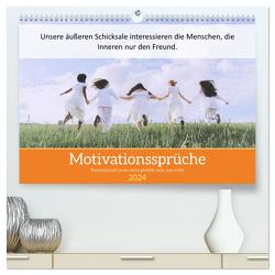 Motivationssprüche Freundschaft (hochwertiger Premium Wandkalender 2024 DIN A2 quer), Kunstdruck in Hochglanz von MOTIVATIONPUUR,  MOTIVATIONPUUR