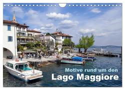 Motive rund um den See Lago Maggiore (Wandkalender 2024 DIN A4 quer), CALVENDO Monatskalender von Prescher,  Werner
