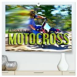 Motocross – Adrenalin pur (hochwertiger Premium Wandkalender 2024 DIN A2 quer), Kunstdruck in Hochglanz von Bleicher,  Renate