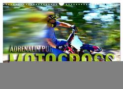 Motocross – Adrenalin pur (Wandkalender 2024 DIN A3 quer), CALVENDO Monatskalender von Bleicher,  Renate