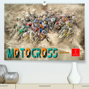 Motocross extrem (Premium, hochwertiger DIN A2 Wandkalender 2023, Kunstdruck in Hochglanz) von Roder,  Peter