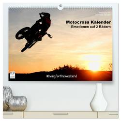 Motocross Kalender – Emotionen auf 2 Rädern (hochwertiger Premium Wandkalender 2024 DIN A2 quer), Kunstdruck in Hochglanz von by FC - Jeannette Dewald,  Photos