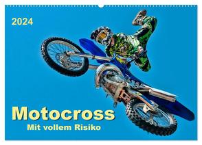 Motocross – mit vollem Risiko (Wandkalender 2024 DIN A2 quer), CALVENDO Monatskalender von Roder,  Peter