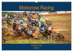 Motocross Racing – The gate drops (Wandkalender 2024 DIN A2 quer), CALVENDO Monatskalender von Fitkau Fotografie & Design,  Arne