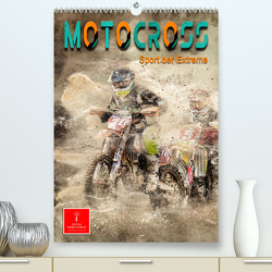 Motocross – Sport der Extreme (Premium, hochwertiger DIN A2 Wandkalender 2023, Kunstdruck in Hochglanz) von Roder,  Peter