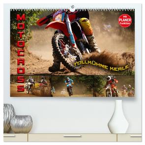 Motocross – tollkühne Kerle (hochwertiger Premium Wandkalender 2024 DIN A2 quer), Kunstdruck in Hochglanz von Bleicher,  Renate