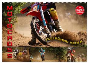 Motocross – tollkühne Kerle (Wandkalender 2024 DIN A2 quer), CALVENDO Monatskalender von Bleicher,  Renate