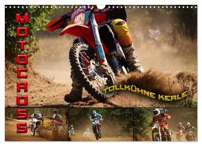 Motocross – tollkühne Kerle (Wandkalender 2024 DIN A3 quer), CALVENDO Monatskalender von Bleicher,  Renate