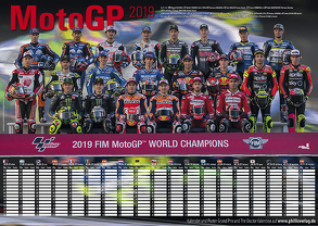 MotoGP 2019 Plakat von Neubert,  Jörg