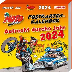 MOTOmania Postkartenkalender 2024 von Aue,  Holger