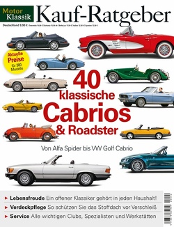 Motor Klassik Kaufratgeber – 40 klassische Cabrios & Roadster