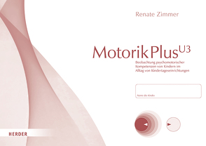 MotorikPlus U3 [10 Bögen] von Zimmer,  Renate