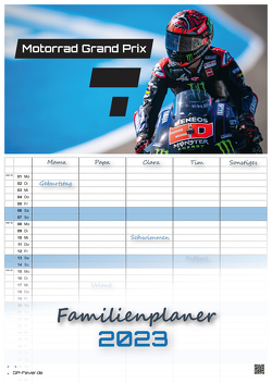 Motorrad Grand Prix 2023 – Kalender | MotoGP DIN A3 – (Familienplaner) von Wobser,  Steve