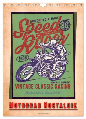 Motorrad Nostalgie (Wandkalender 2024 DIN A4 hoch), CALVENDO Monatskalender von Roder,  Peter