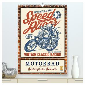 Motorrad – nostalgische Momente (hochwertiger Premium Wandkalender 2024 DIN A2 hoch), Kunstdruck in Hochglanz von Roder,  Peter