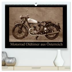Motorrad Oldtimer aus Österreich (hochwertiger Premium Wandkalender 2024 DIN A2 quer), Kunstdruck in Hochglanz von Siebenhühner,  Gabi