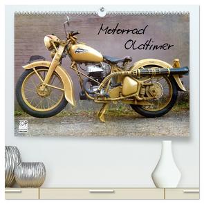 Motorrad Oldtimer (hochwertiger Premium Wandkalender 2024 DIN A2 quer), Kunstdruck in Hochglanz von Siebenhühner,  Gabi