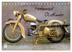 Motorrad Oldtimer (Tischkalender 2024 DIN A5 quer), CALVENDO Monatskalender von Siebenhühner,  Gabi